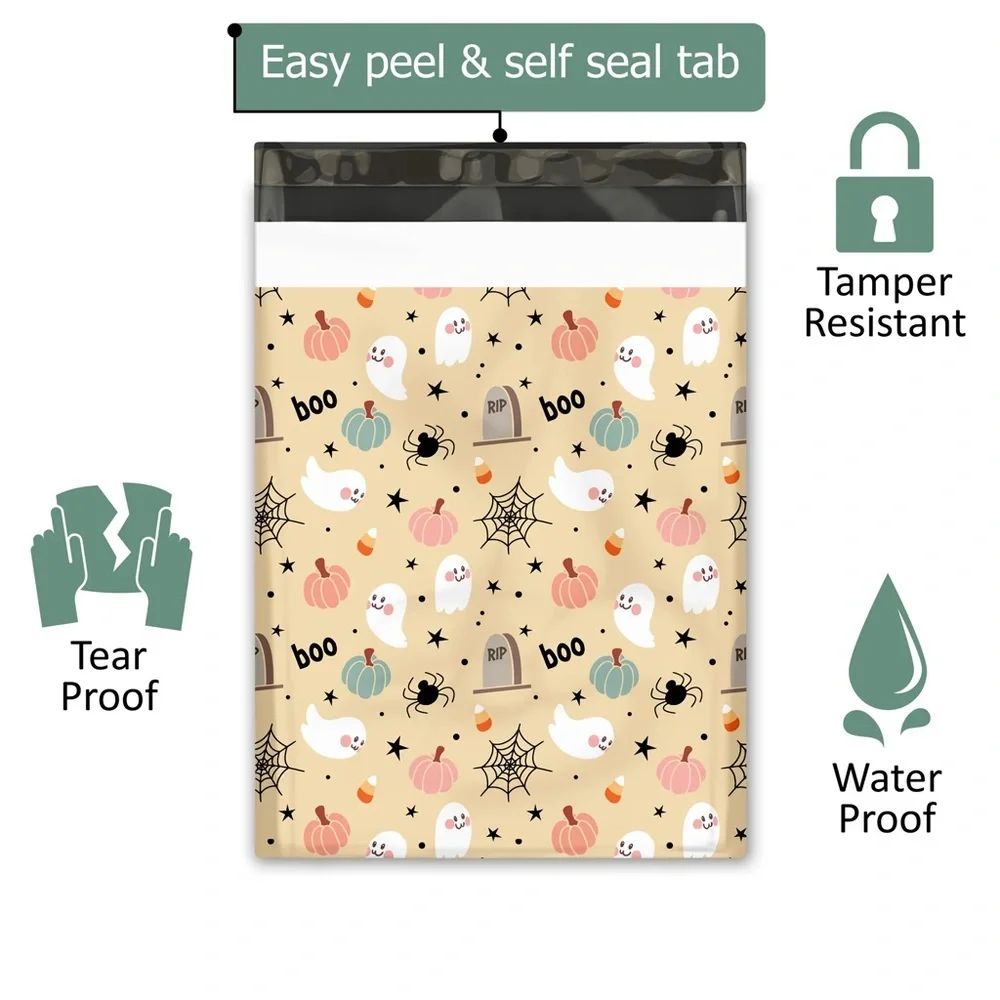 Playful Halloween 🎃 10x13 Poly Mailers Pack of 25
